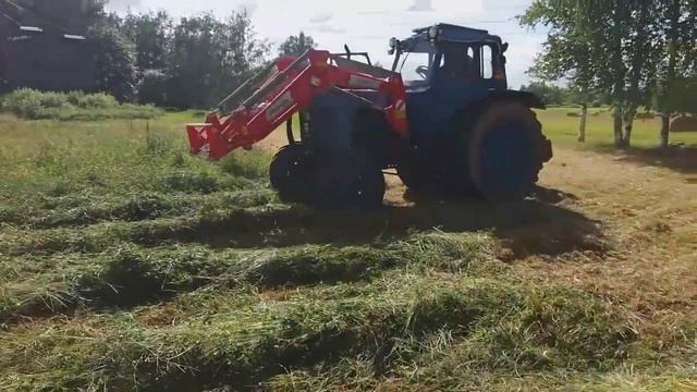 МТЗ-82 +Z-069( Роторная косилка) Захват 1,85.) Косим полегшую траву.) 08.07.2020.) Всем спасибо?! смотреть онлайн