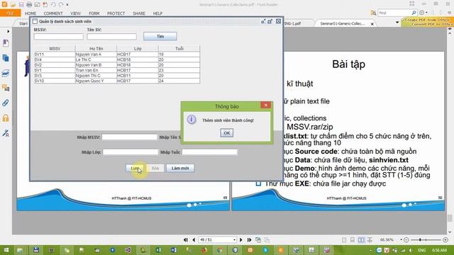 Bài tập java: Generic-Collection смотреть онлайн