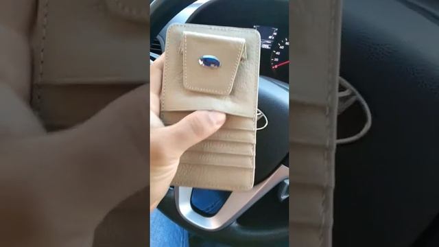 Заказ из али. Автомобильный чехол для карточек и держатель для очков. Hyundai Solaris. смотреть онлайн