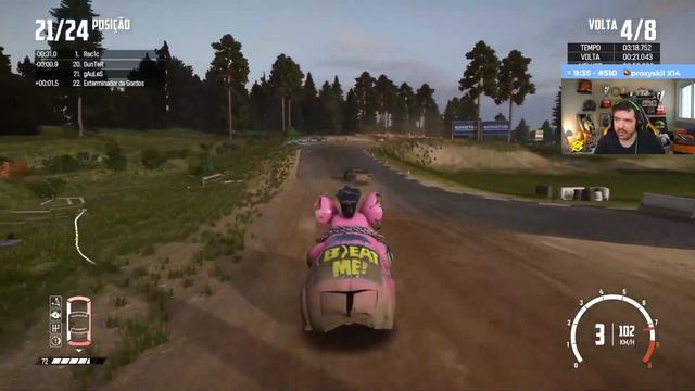 GAU ESCOLHEU O CARRO MAIS MEME DO WRECKFEST!🐷 смотреть онлайн
