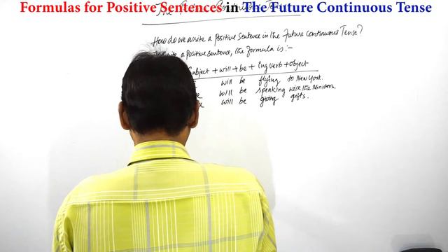Formulas for Positive Sentences in The Future Continuous Tense смотреть онлайн