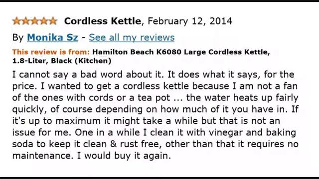 best Large Cordless Kettle review смотреть онлайн