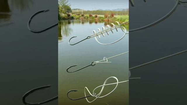 как завязать крючки на удочку рыбалка смотреть онлайн