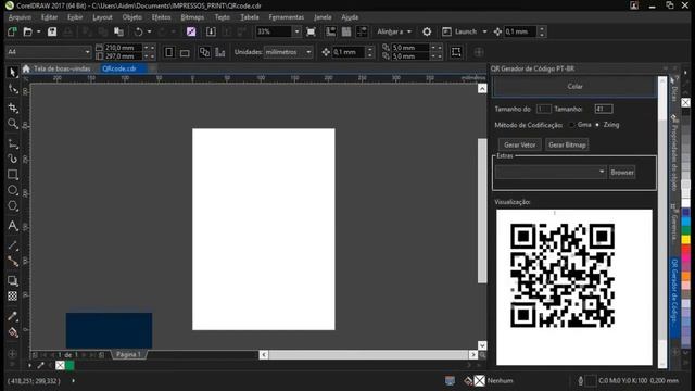 Criar QR Code Direto do CorelDRAW passo a passo смотреть онлайн