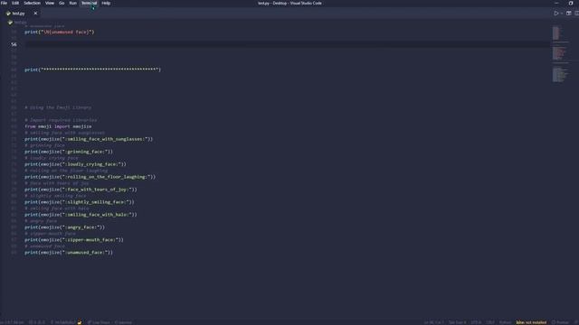 3 ways to print emoji's in python смотреть онлайн