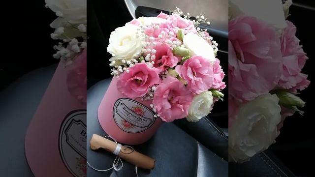 ЦВЕТЫ В ШЛЯПНОЙ КОРОБКЕ ВАШИ ЗАКАЗЫ СТИЛЬНЫЕ БУКЕТЫ (3) смотреть онлайн