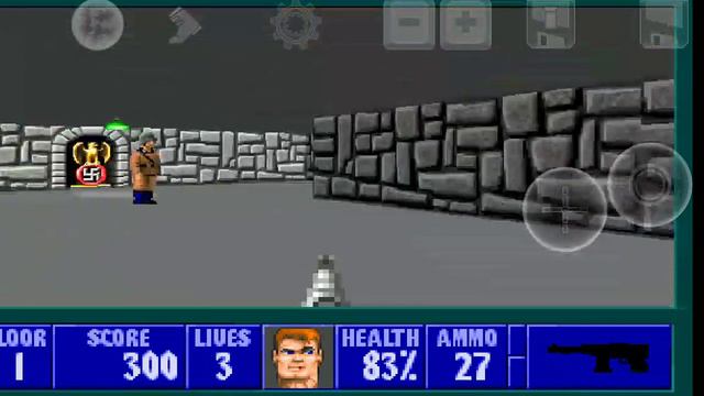 Wolfenstein 3D(ECWolf, Android) - gyors próba 😉 смотреть онлайн