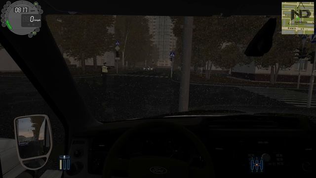 City Car Driving #5 - Chạy thử xe Ford Transit trong đêm mưa | ND Gaming смотреть онлайн