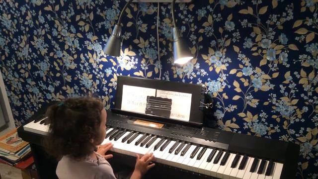 Sophia plays digital piano Casio CDP-220 смотреть онлайн