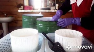 сыр из козьего и коровьего молока.