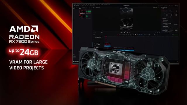 Adobe® Premiere® Pro and DaVinci Resolve™ powered by AMD Radeon™ RX 7000 series graphics смотреть онлайн