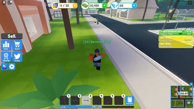 ОГРАБИЛА МАГАЗИН в Roblox/Thief Simulator смотреть онлайн