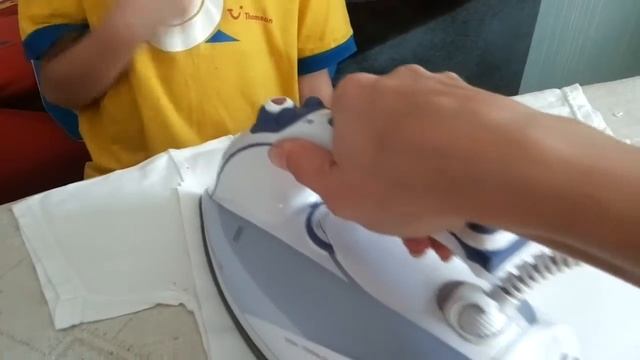 Делаю принт на футболке. Decorate a t-shirt print смотреть онлайн