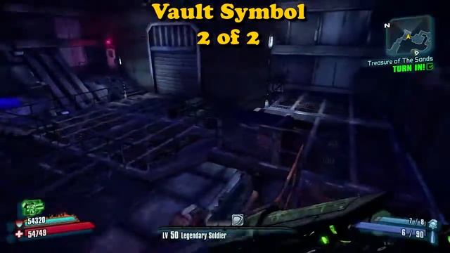 Washburne Refinery Cult of the Vault Symbol Guide Location - Borderlands 2 смотреть онлайн