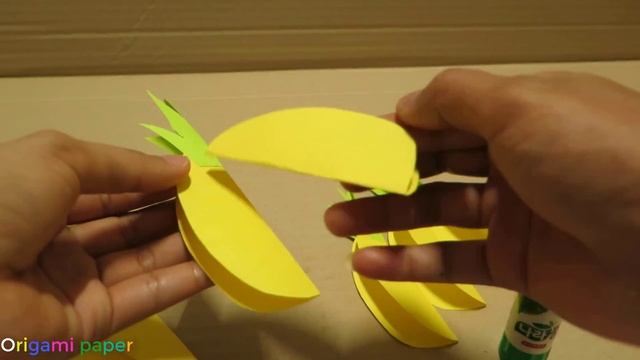3D Paper pineapple Crafts : How to make Paper Pineapple Easy DIY | Paper Fruit смотреть онлайн