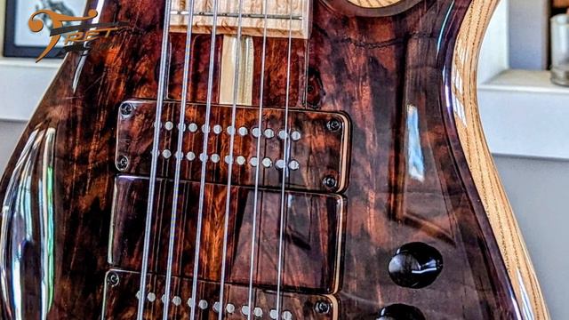 F Bass BN6 Deluxe: Walnut Top, Birdseye Maple fingerboard, 16mm spacing, Matching Ramp смотреть онлайн