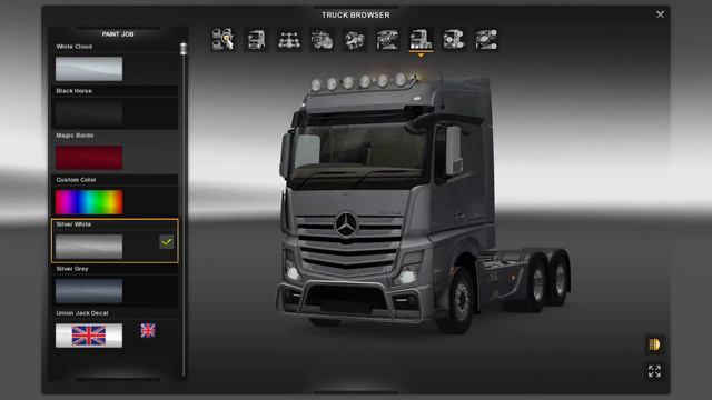 ETS 2 - Mercedes Actros MP4 - Truck Review смотреть онлайн