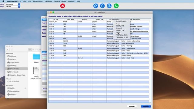 Bulk importing of Journals into a single General Journal by drag and drop смотреть онлайн