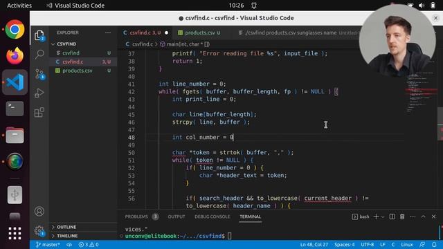 Creating a CSV Search Tool in C with ChatGPT (as a PHP dev) смотреть онлайн