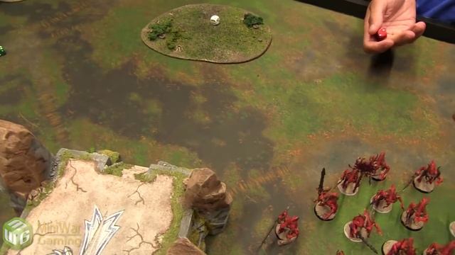 High Elves vs Daemons of Chaos Age of Sigmar Battle Report - War of the Realms Ep 13 смотреть онлайн
