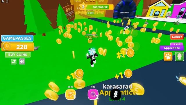 САМЫЙ БОГАТЫЙ И САМЫЙ БЫСТРЫЙ ГЕРОЙ МОНЕТ В РОБЛОКС! ROBLOX Coins Hero Simulator смотреть онлайн