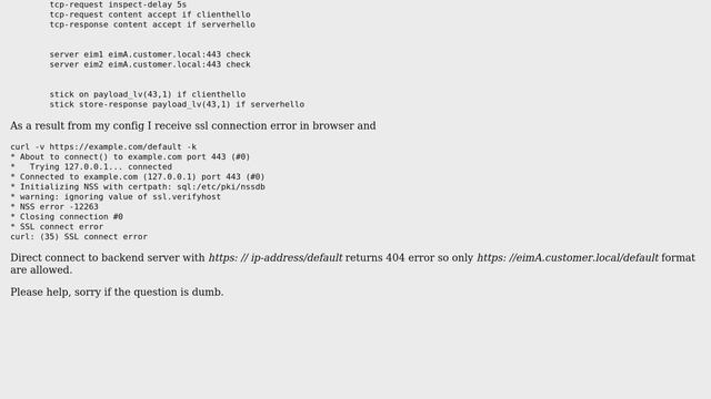HAproxy ssl re-encryption and http header modification смотреть онлайн