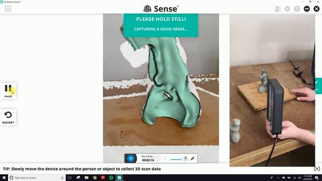 Sense 3D Scanner Tutorial смотреть онлайн