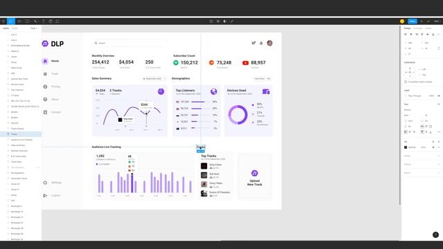 Designing a Dashboard in Figma (UI Feeback and Redesign) смотреть онлайн