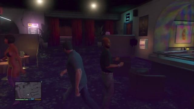 GTA V 5 PS3 HD / Expulsion from the Strip Club смотреть онлайн