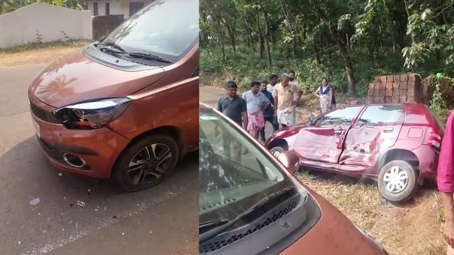 ACCIDENT OF TATA TIGOR & MARUTI SUZUKI DZIRE ? TATA VS MARUTI SUZUKI l BUILD QUALITY COMPARISON смотреть онлайн