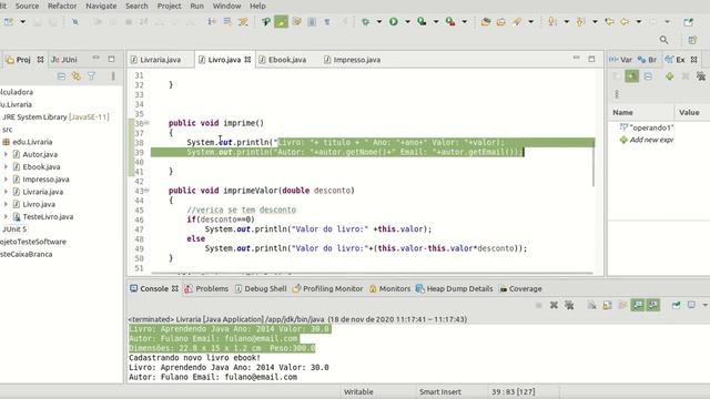 Polimorfismo de sobreposição - Java смотреть онлайн