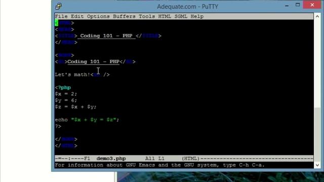 Coding 101 49: PHP Basics смотреть онлайн