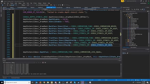 C++ DirectX 11 Engine Tutorial 61 - Stencil Buffer // Masking смотреть онлайн