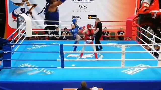 Первенство России 1/2 Егоров Никон (Красный) VS Дорогавцев Савелий (Синий) смотреть онлайн