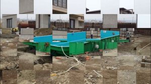 Монтаж композитного бассейна