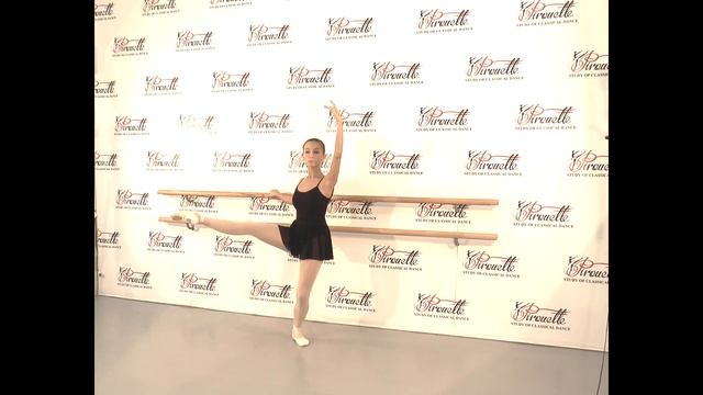 "PIROUETTE" 14.12.02 Fouetté поворот на 90% из позы в позу, от палки смотреть онлайн