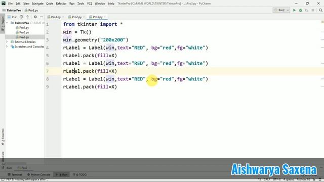 #3 - Pack Attribute - Responsive Components in Python GUI - Python GUI Module - Tkinter Series смотреть онлайн