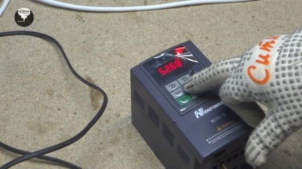 4.5 Подключение и настройка частотного преобразователя EasyDRIVE MINI-S-2S0015M