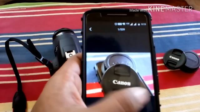 How to connect canon EOS 1300D to smart phone using Wi-Fi|NFC and backup photo смотреть онлайн