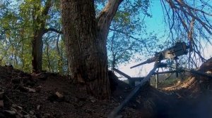 Стрельба в окопе. Реальный бой