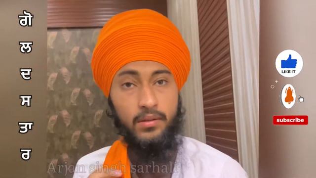 Taksali Dastar||Easy Way To TieGol Dastar||Arjan Singh Sarhali#baldevsinghsarhali #arjansinghsarhal