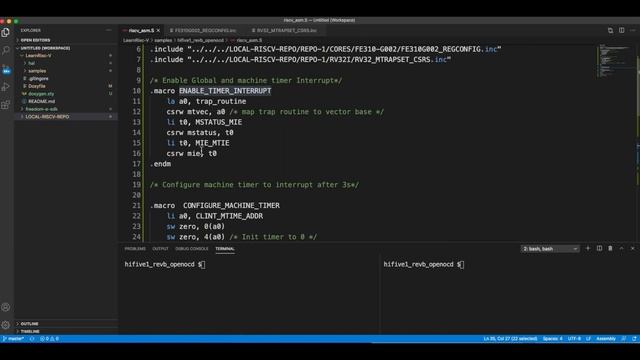RISC-V Core Timer Interrupt Generation смотреть онлайн