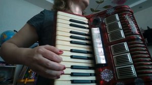 Ой то не вечер!на аккордеоне -разбор