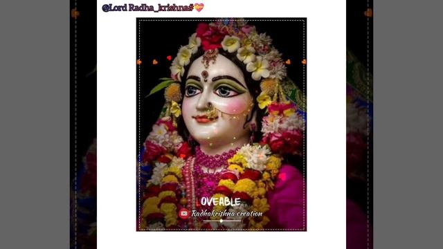 Tapta kanchana gourangi|| radharani pranam mantra status#Radhakrishna_creation смотреть онлайн