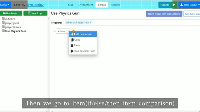 【Modd.io Tutorial #17】Making A Physics Gun