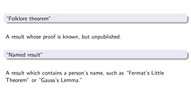 Math Slang And Jargon