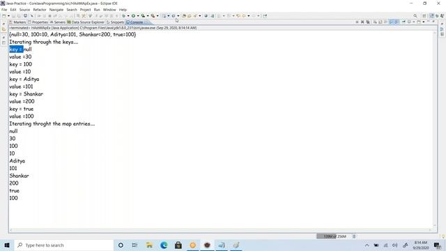#VcodeAcademy | HashMap Implementation in Java | Iterating Entry Set|Iterating through the Key set. смотреть онлайн