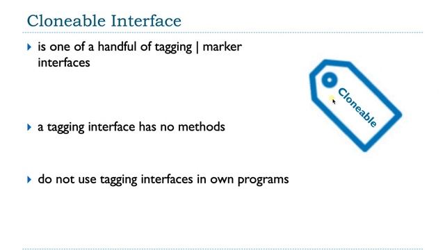 Cloneable Interface & Object Cloning (INFO 404 ch 02 section 1.c) смотреть онлайн