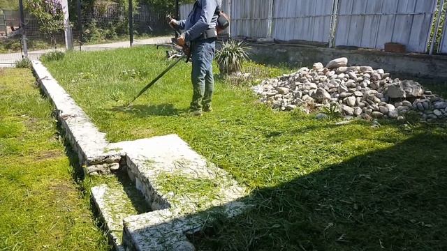 Husqvarna 545rx cut with 3mm line смотреть онлайн