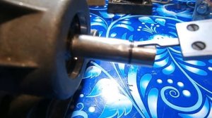 Как насадить патрон ER20.на двигатель от стиральной машинки автомат.